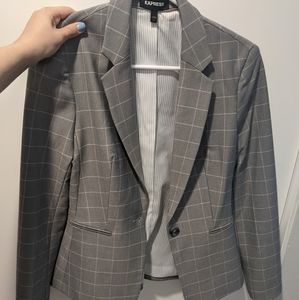 Express plaid blazer